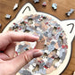 🎁Saldi natalizi 50% DI SCONTO🎅Puzzle in legno a forma di gatto in colori Morandi da 135 pezzi