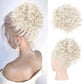 Chignon Riccio Corto con Elastico a Coulisse