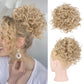 Chignon Riccio Corto con Elastico a Coulisse