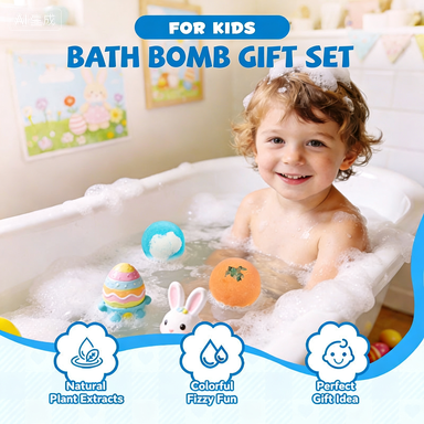 Set regalo da 12 bombe da bagno per bambini