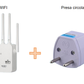 🎁Ultimo giorno: sconto del 49%! 🔥 Amplificatore Wi-Fi 2025 – 1200 Mbit/s, dual band (5 GHz / 2,4 GHz) 📶 Amplificazione massima del segnale – connessione stabile in tutta la casa!