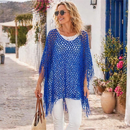 Copricostume Estivo all'Uncinetto Metallizzato – Leggero, Fluido e Elegante Senza Sforzo outfit estivo