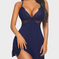 🔥 Abito da notte donna sexy in pizzo con spacco e decorazione a fiocco