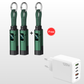 🔌 Cavo di ricarica 4 in 1 con display digitale e portachiavi – Funzione di ricarica rapida, resistente alle piegature e compatto
