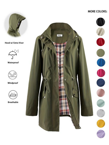 🔥 Prezzo Speciale di Questa Settimana: €42.99! 🧥💦 Giacca da donna chic, leggera e impermeabile 🍃 - Scatena stile e durata in qualsiasi tempesta!