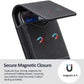 ❄️Sconto estivo del 50%!📱Portacellulare da cintura con chiusura magnetica – Robusto porta-smartphone con clip, passante per cintura e scomparto per carte