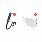 ⚡Cavo di ricarica invisibile 2 in 1 – Cavo di ricarica rapida da 240 W con supporto per telefono integrato