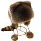 ⏳Time-Limited Special⏰Raccoon Tail Fur Parent-Child Plush Hat