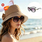 👒💕 Cappello da donna con fiocco e tesa larga per proteggersi dal sole ☀️🛡️