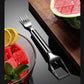 💥OFFERTA SPECIALE: 2 al prezzo di 1🔥🍉 Preparazione della frutta senza fatica✨ Tagliafrutta e forchetta 2 in 1 – Per servire la frutta in modo facile e veloce! 🍓