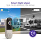 📢📢SCONTO DEL 50%!! ⏰Campanello e carillon con videocamera HD wireless per la casa intelligente