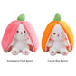 Peluche con Coniglietto di Fragola per Pasqua