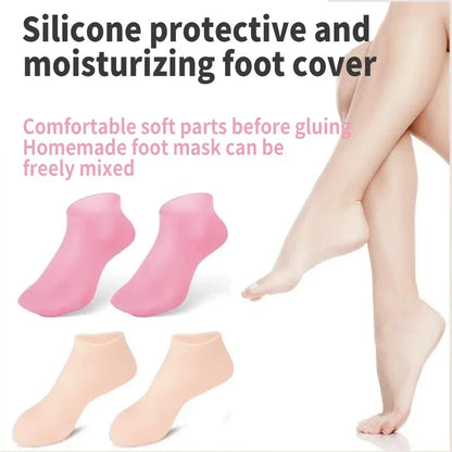 🔥Maschera piedi idratante Calzini protettivi ed esfolianti in silicone
