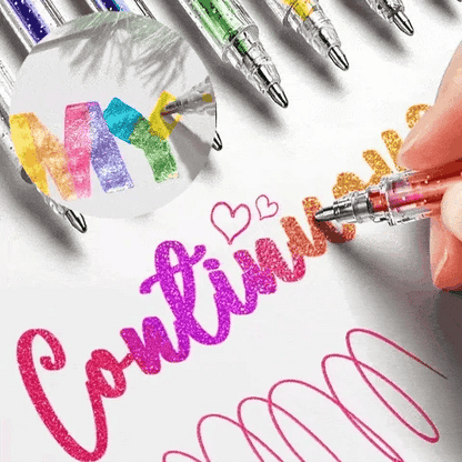 🎁Ultimo giorno di sconto 49%✨Set di penne gel glitterate