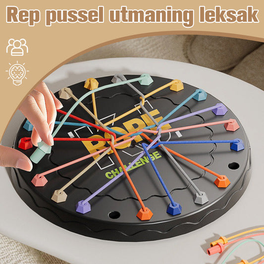 🧩Rope puzzle challenge toy