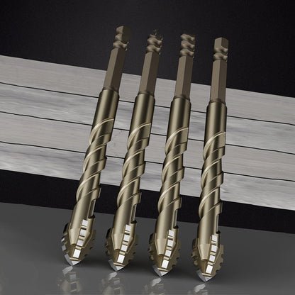 ⏳Offerta limitata: 50% di sconto💥 Punta eccentrica a denti di sega a 4 taglienti, set da 4 pezzi