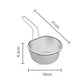 🔪 50% DI SCONTO! 🍳 Colino in Acciaio Inox con Manico – Inox 304, maglie fini & larghi – Ideale per scolare pasta, verdure & frutta 🥗