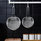 🔪 50% DI SCONTO! 🍳 Colino in Acciaio Inox con Manico – Inox 304, maglie fini & larghi – Ideale per scolare pasta, verdure & frutta 🥗
