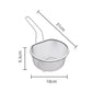 🔪 50% DI SCONTO! 🍳 Colino in Acciaio Inox con Manico – Inox 304, maglie fini & larghi – Ideale per scolare pasta, verdure & frutta 🥗