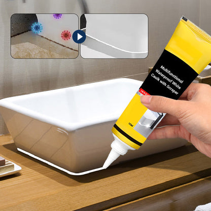 Sigillante bianco impermeabile multifunzionale con raschiett