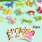 🦋Puzzle 3D educativo con personaggi dei cartoni animati
