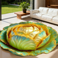 Tappetino assorbente antiscivolo con fiori realistici 3D