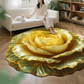 Tappetino assorbente antiscivolo con fiori realistici 3D