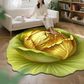 Tappetino assorbente antiscivolo con fiori realistici 3D