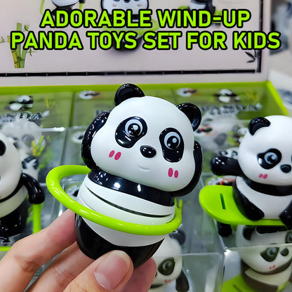 Adorabile set di giocattoli a forma di panda a carica per bambini