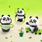 Adorabile set di giocattoli a forma di panda a carica per bambini