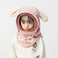 Cappello invernale per bambini con maschera antivento staccabile