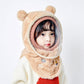 Cappello invernale per bambini con maschera antivento staccabile