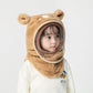Cappello invernale per bambini con maschera antivento staccabile