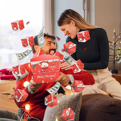 Scatola regalo a sorpresa esplosiva con soldi
