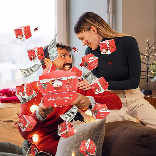 Scatola regalo a sorpresa esplosiva con soldi