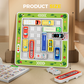 Gioco di parcheggio e rompicapo da viaggio per bambini