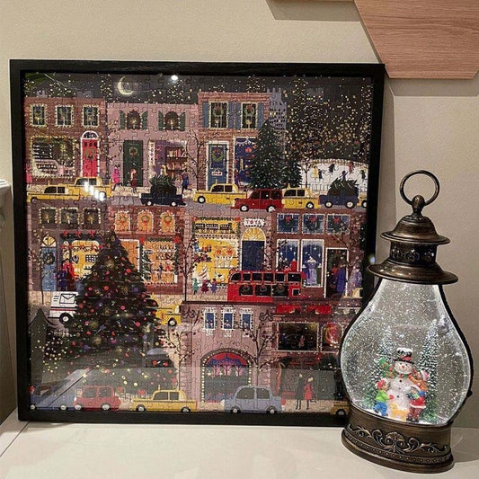 🧩Cornice vintage quadrata per puzzle da appendere alla parete