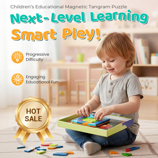 Puzzle magnetico educativo Tangram per bambini