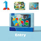 Puzzle magnetico educativo Tangram per bambini