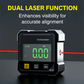 📢📢50% di sconto! 🔧 Goniometro Digitale Magnetico 4 Lati con Laser – Precisione ±0,2°, Magnetico 360° & Display Chiaro! 💡