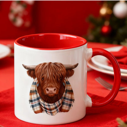 Tazza da caffè in ceramica Highland Cow