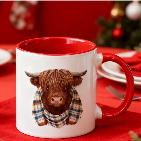 Tazza da caffè in ceramica Highland Cow
