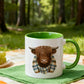 Tazza da caffè in ceramica Highland Cow
