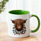 Tazza da caffè in ceramica Highland Cow