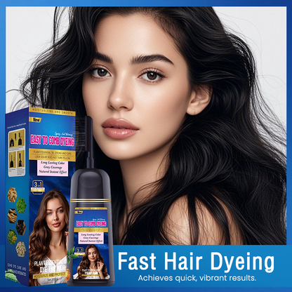 Tinta per capelli 3 in 1 con pettine