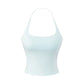 Women's Open Back Top with Built-in Bra