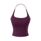 Women's Open Back Top with Built-in Bra