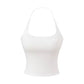 Women's Open Back Top with Built-in Bra