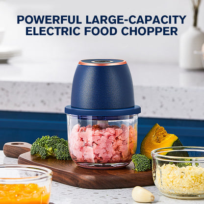 ⚡️🌿 Potente tritatutto elettrico di grande capacità: veloce, accurato, versatile! Perfetto per un'alimentazione sana e una cucina sostenibile. 💪🥦