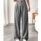 💝Nuovo modello✨Pantaloni da lavoro da donna a vita alta e a gamba dritta, look elegante e casual per l'ufficio e non solo